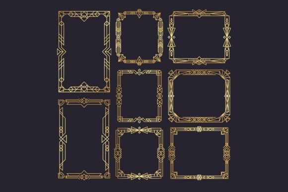 Art Deco Frames & Wedding Templates: A Designer's Guide
