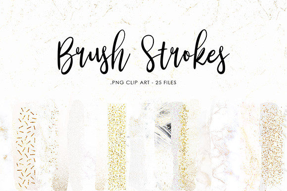 Exploring Wedding Brush Strokes ClipArt for Designers