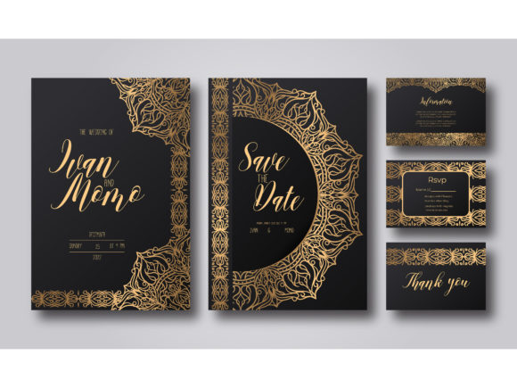 Gradient Golden Luxury Wedding: A Designer's Font Guide
