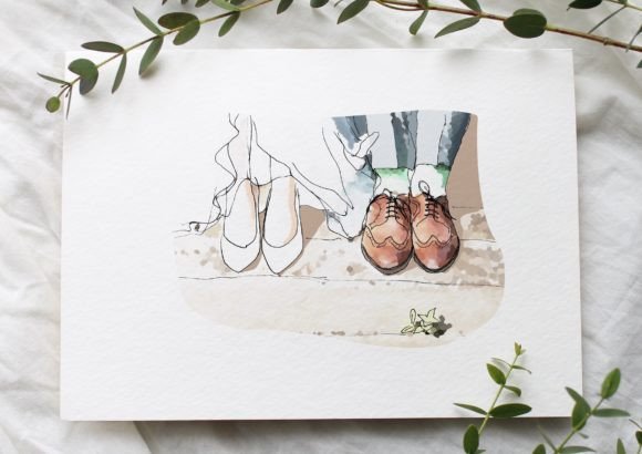 Wedding Theme Illustration: Your Go-To for Romantic, Handcrafted Design